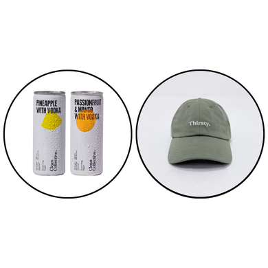 Alcohol 2 x 24 Can Case Bundle + Cap - Save 17%